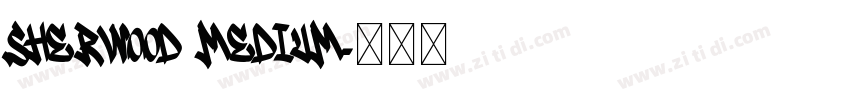 Sherwood Medium字体转换